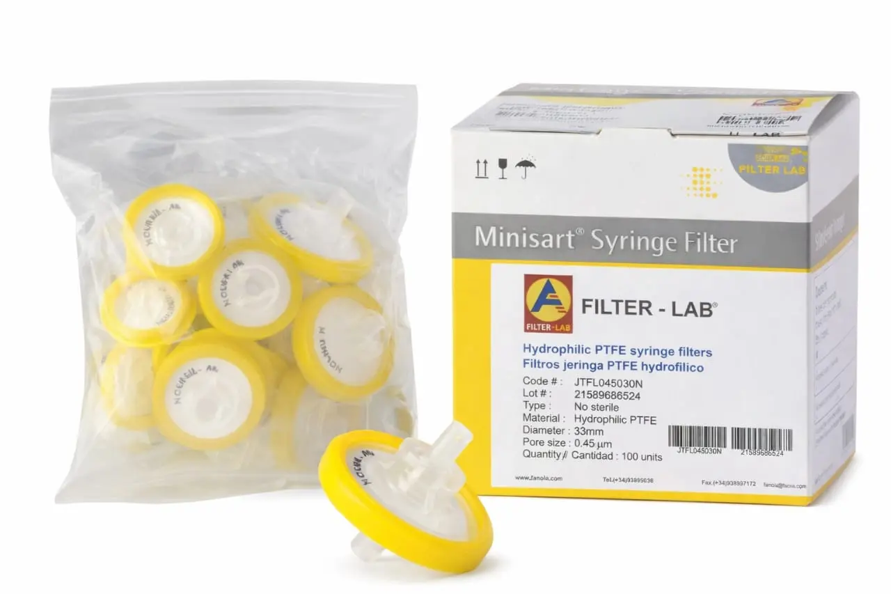 فیلتر سر سرنگی 0.45 میکرون لب اسپانیا